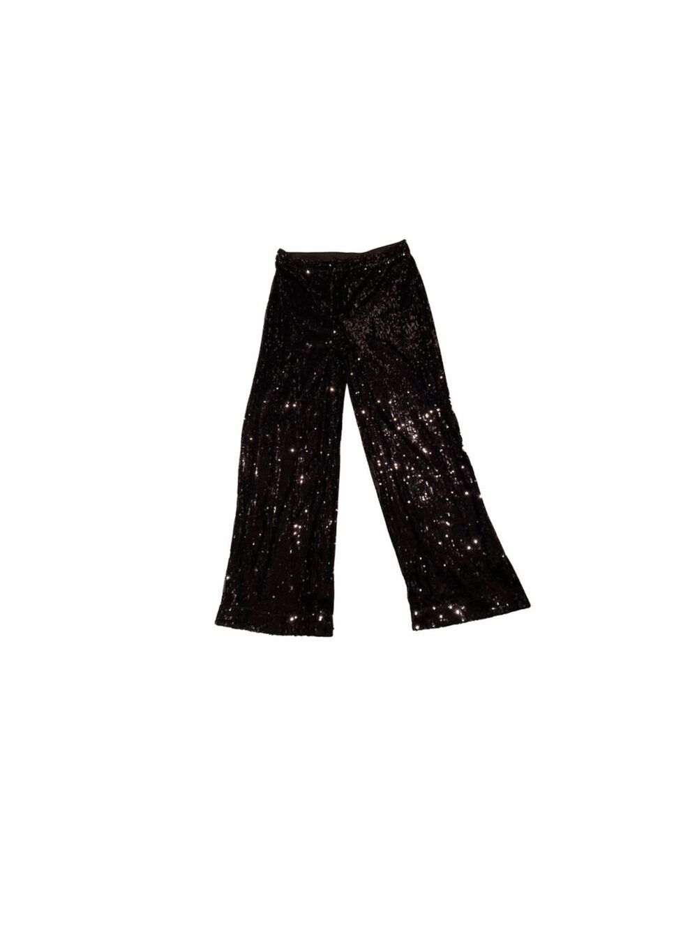 WAYF Black Sequin Wide Leg Pants - Size XL (NWT)